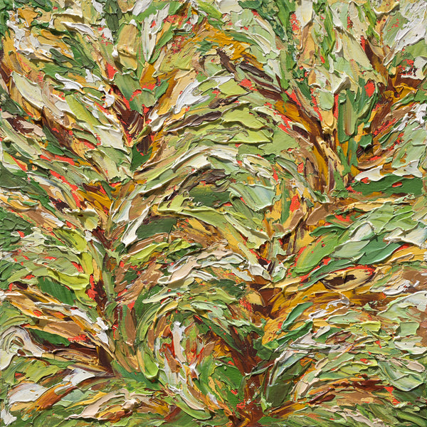 Ever Together, Acrylic on Canvas, 16"x16"