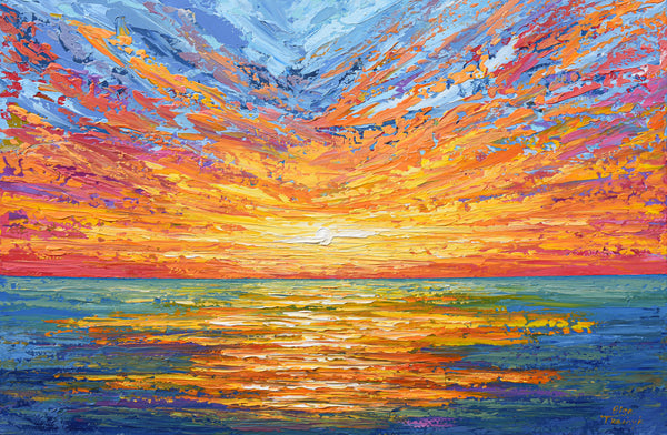 Glowing Sunset, 24"x36"