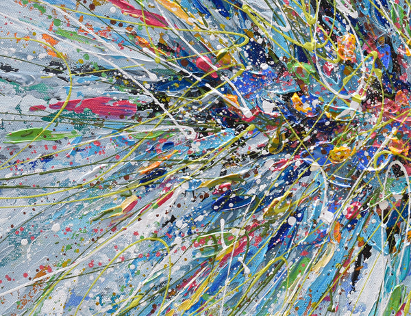 Abstract Floral Bouquet, 36"x24"