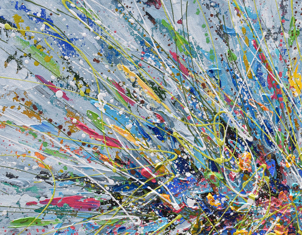 Abstract Floral Bouquet, 36"x24"