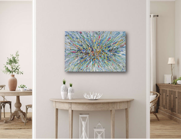 Abstract Floral Bouquet, 36"x24"