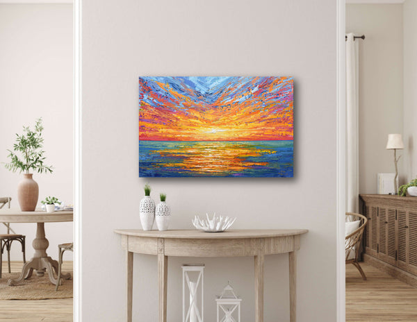 Glowing Sunset, 24"x36"