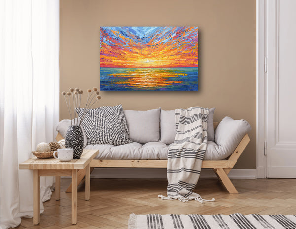 Glowing Sunset, 24"x36"