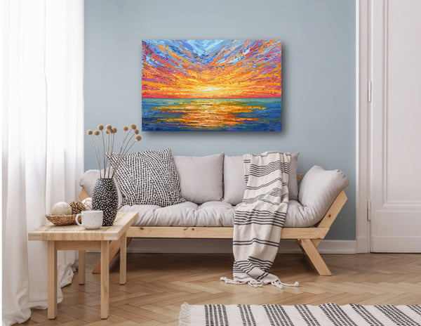Glowing Sunset, 24"x36"