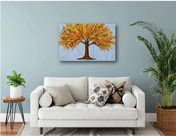 Autumn Tree, 36"x24"