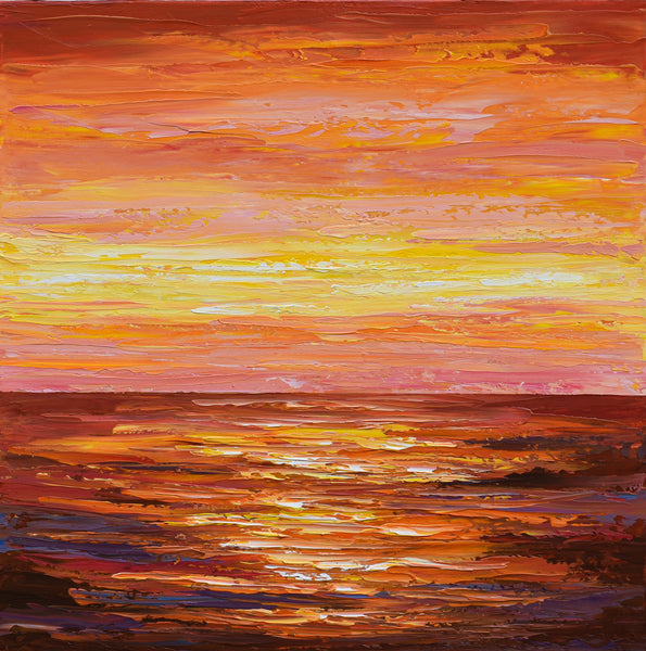 Warm Sunset, 24"x24"