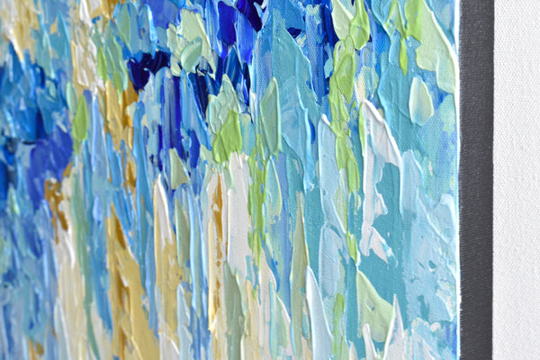 Blue Eternity, Original Painting on Canvas, Acrylic, 24"x36"