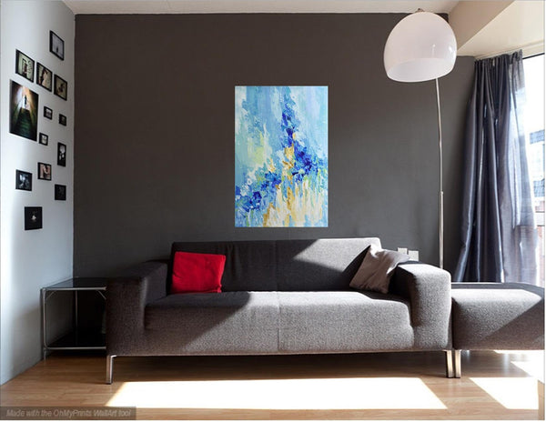 Blue Eternity, Original Painting on Canvas, Acrylic, 24"x36"