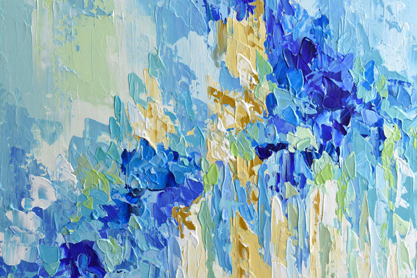 Blue Eternity, Original Painting on Canvas, Acrylic, 24"x36"