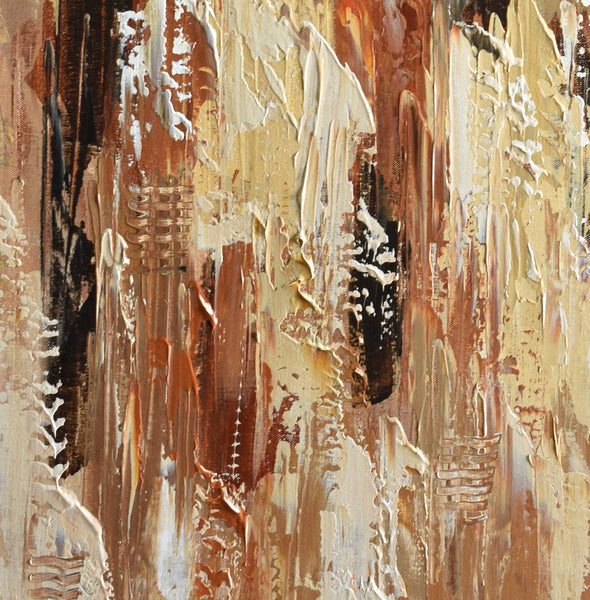 Modern Life, Abstract Acrylic Painting on Canvas, 24"x36"