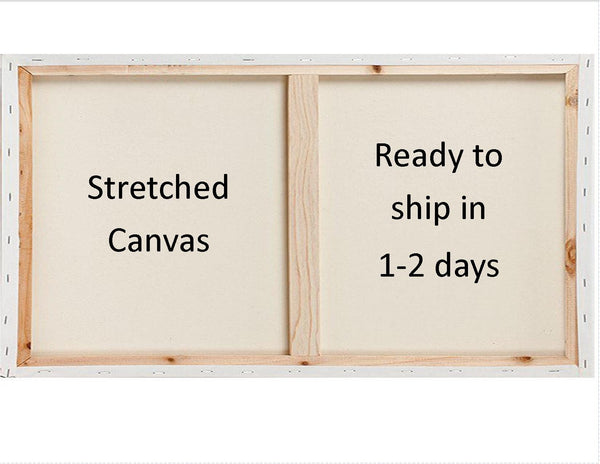 Blue & Grey Synergy, Abstract Acrylic Painting on Canvas, 24"x36"