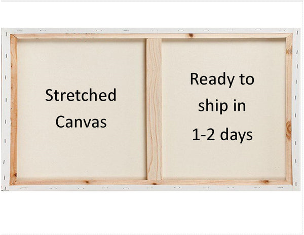 Fall is Here, Acrylic on Canvas, Abstract Artwork, 24"x48"