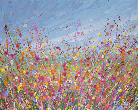 Color Bloom, Acrylics on Canvas, 16"x20"