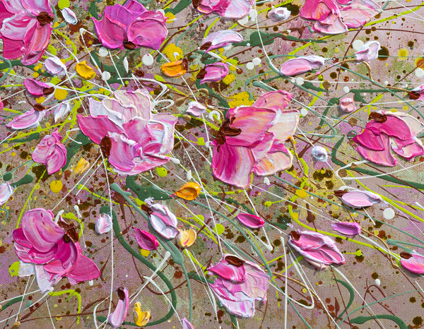 Dancing Blossom, Acrylics on Canvas, 30"x40"