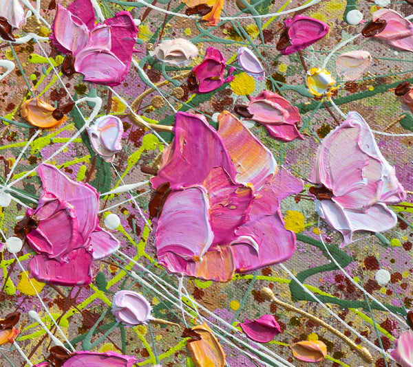 Dancing Blossom, Acrylics on Canvas, 30"x40"