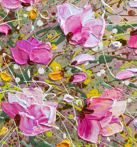 Dancing Blossom, Acrylics on Canvas, 30"x40"