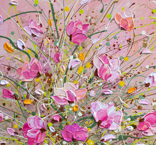 Dancing Blossom, Acrylics on Canvas, 30"x40"
