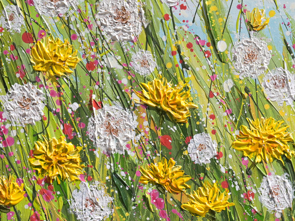 Dandelions, Acrylic on Canvas, 24"x18"