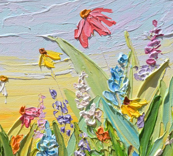 Flourish of Summer, 12"x12"