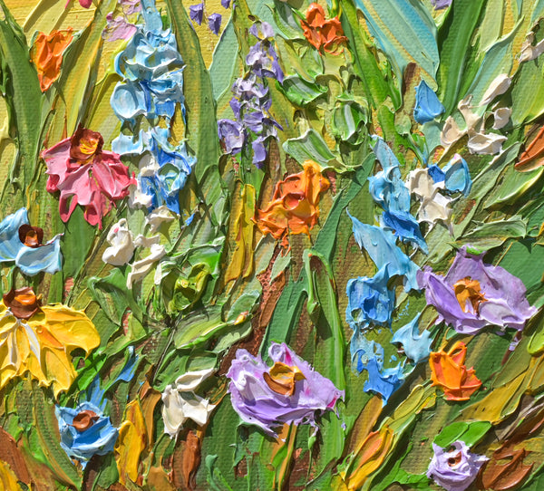 Flourish of Summer, 12"x12"