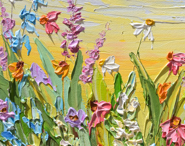 Flourish of Summer, 12"x12"