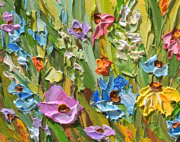 Flourish of Summer, 12"x12"