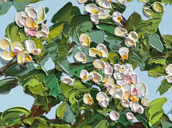 Spring Glow, Acrylics on Canvas, 24"x48"