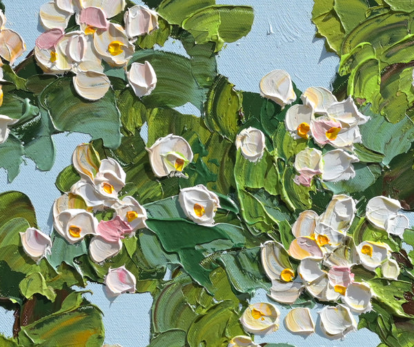 Spring Glow, Acrylics on Canvas, 24"x48"