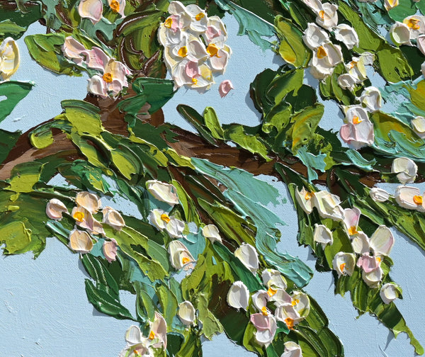 Spring Glow, Acrylics on Canvas, 24"x48"