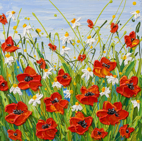 Custom Poppy Painting for Bill Lee