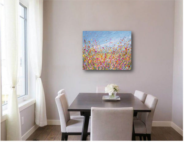 Color Bloom, Acrylics on Canvas, 16"x20"