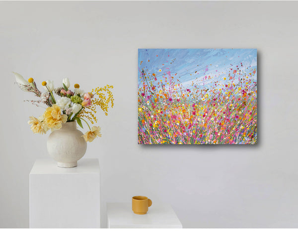 Color Bloom, Acrylics on Canvas, 16"x20"