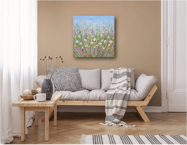 Meadow of Daisies, 24"x24"