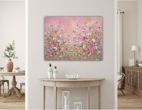 Dancing Blossom, Acrylics on Canvas, 30"x40"