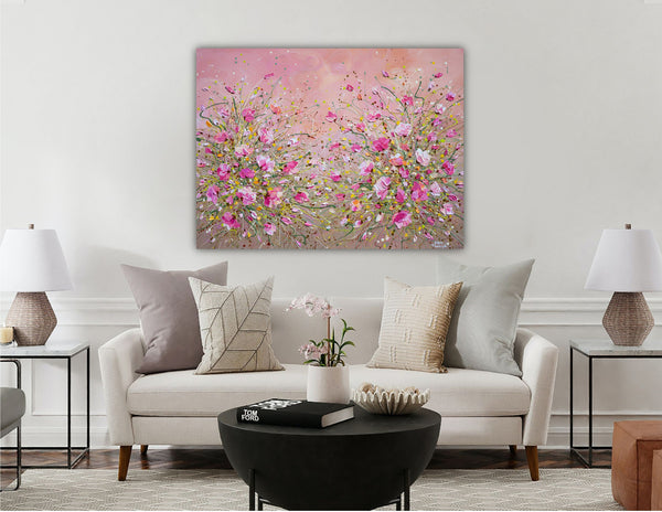 Dancing Blossom, Acrylics on Canvas, 30"x40"