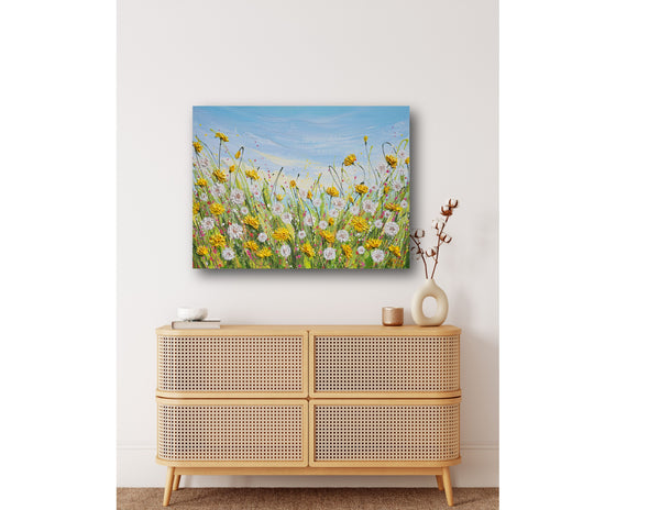 Dandelions, Acrylic on Canvas, 24"x18"