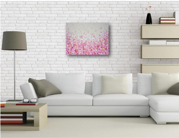 Dream in Blush,  Acrylic on Canvas, 18"x24"