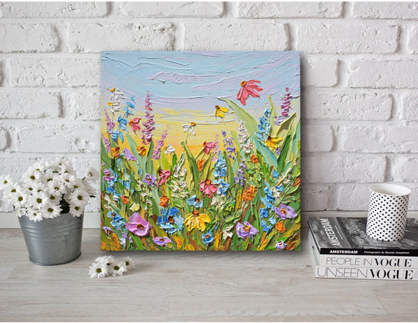Flourish of Summer, 12"x12"