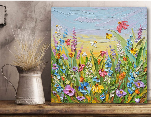 Flourish of Summer, 12"x12"