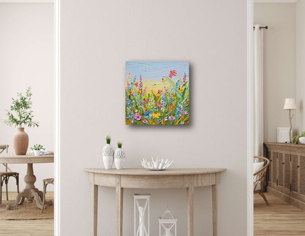 Flourish of Summer, 12"x12"