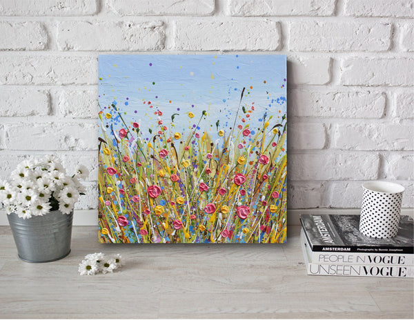 Joyful Meadow, 12"x12"