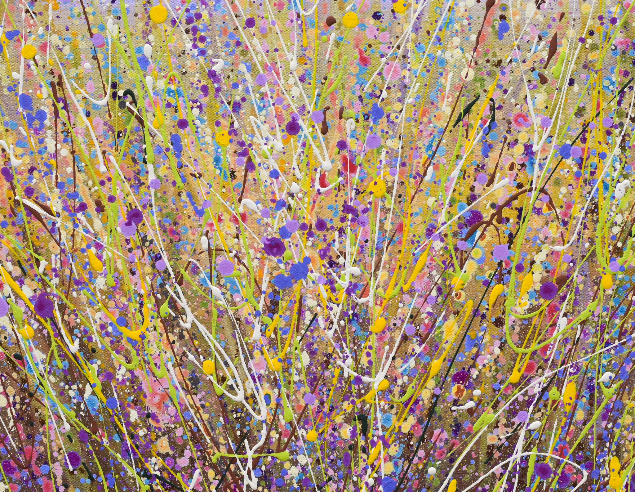 Lavender Field, Acrylic on Canvas, 24