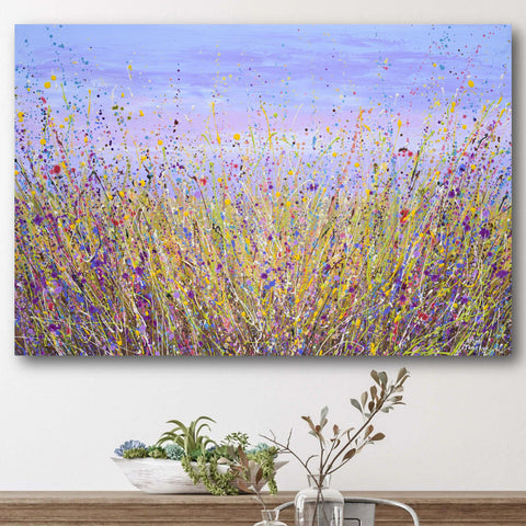 Lavender Field, Acrylic on Canvas, 24"x36"