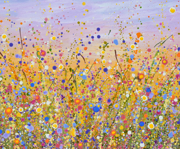 Radiant Meadow, Acrylic on Canvas, 24"x48"