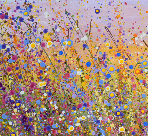 Radiant Meadow, Acrylic on Canvas, 24"x48"