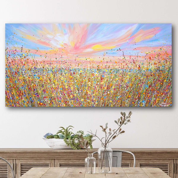 Wildflowers at Sunset