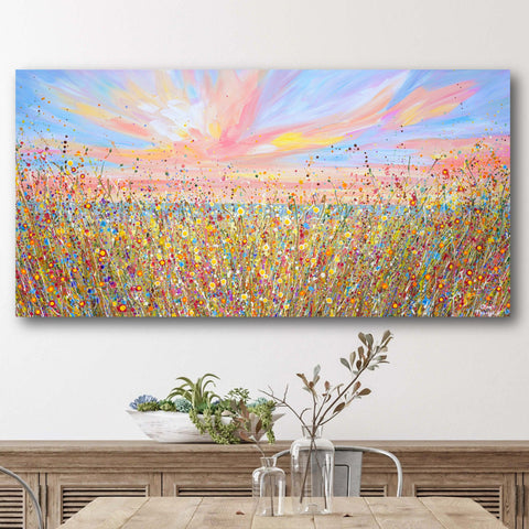 Wildflowers at Sunset