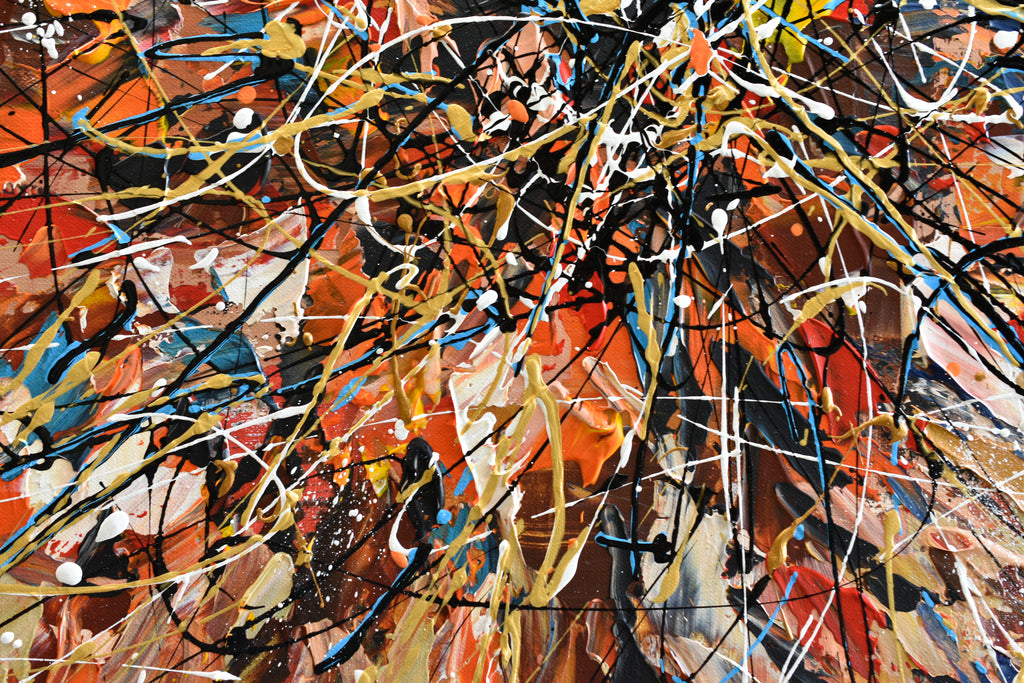 Fall Time Abstract Abstract Fall Paintings