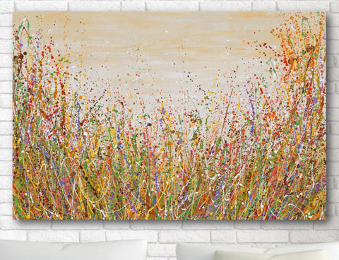 Golden Meadow, Acrylics on Canvas, 24"x36"