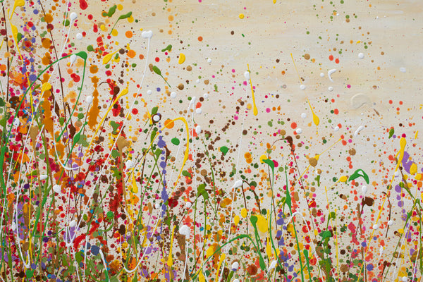 Golden Meadow, Acrylics on Canvas, 24"x36"